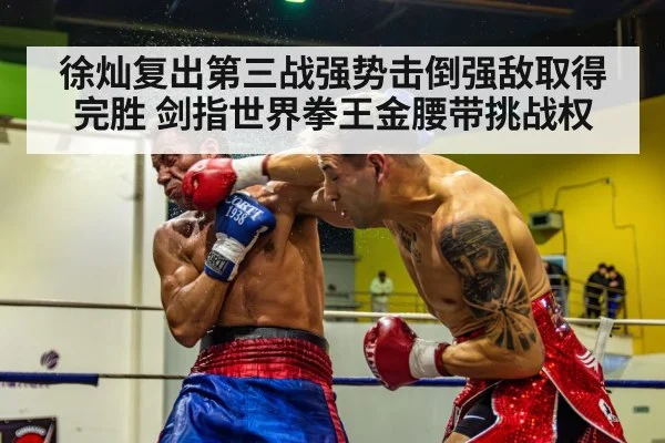 徐灿复出第三战强势击倒强敌取得完胜 剑指世界拳王金腰带挑战权